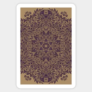 Leafy Nature Mandala Sticker